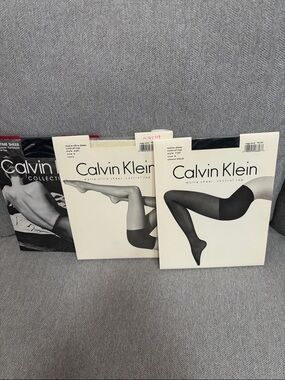 New lot of 3 Calvin Klein pantyhose size B
